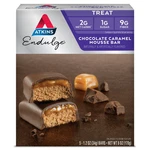 Atkins Endulge Treat, Chocolate Caramel Mousse Bar, Keto Friendly, 5 Count. Fixed Price $8.99.