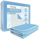 2 Pack Washable Underpads Reusable Incontinence Bed Waterproof Pee. Fixed Price $23.99.
