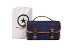 Aaron Leather Goods Hanging Toiletry Bag For And Women Brown (navy). Fixed Price $57.69.