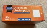 Inspire Absorbent Bed Pads For Incontinence Disposable 30 X 36 Ultra Thick. Fixed Price $39.99.