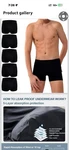 Battewa Incontinence For Men Washable, Leak Proof Underwear Briefs,wide Band Box. Fixed Price $63.80.