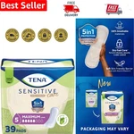Super Absorbent Tena Sensitive Care Pads For Women - Long, 39 Count Protection. Fixed Price $21.84.