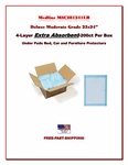 600CT Medline Deluxe 23X24" Under Pads MSC281241LB-4-LAYER Extra Absorbent. Fixed Price $138.00.