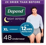 Read Depend Fresh Protection Adult Incontinence Underwear Men XL/47. Fixed Price $46.99.