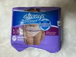 Always Discreet Incontinence Underwear For Women Maximum Absorbency, L, 17 Ct. Fixed Price $12.99.