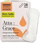 Attn: Grace Ultimate Incontinence Pads For Women, 28-PACK High Absorbency, Bre. Fixed Price $19.99.