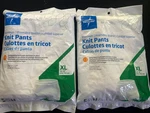 10 Pairs Medline Premium Knit Pants MSC86400 Xl (45-70 ) Breathable Incontinence. Fixed Price $28.00.