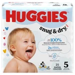 Huggies Snug & Dry Baby Diapers, Size 5, 25 Ct. Fixed Price $16.95.