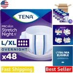 Tena Proskin Large/xl Overnight Adult Diaper 48CT - Max Absorbency & Breathable. Fixed Price $108.99.