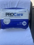 Large Procare 44-58" Waist Protective Underwear 18 Ct. New. Fixed Price $10.00.