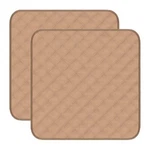 Gruenerde Waterproof Washable Seat Protector Pads 22X21 2PC Beige Incontinence. Fixed Price $33.90.