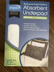 Inspire Waterproof Reusable Underpad Mattress Bed Protector Absorbent Dry Touch. Fixed Price $17.00.