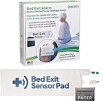 New Smart Caregiver Wireless Bed Exit Sensor Alarm & Audio+ Pager Alert System. Fixed Price $59.00.
