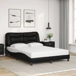Bed Frame With Headboard Mattress Foundation Furniture Faux Leather Vidaxl. Fixed Price $214.99.