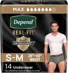 Depend Real Fit Absorbent Underwear For Men, Maximum. Fixed Price $26.39.