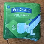 Fitright Medline Optifit Incontinence Adult Briefs Ultra. Fixed Price $42.47.