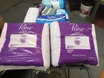 Poise Pads 42CT Each 84 Total For Women, 5 Drop, Long, 497. Fixed Price $28.95.
