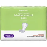Amazon Basics Women's Overnight Bladder Control Pads, Ultimate Absorbency, 30 Ct. Fixed Price $32.88.