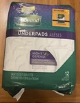Depend Bed Protectors Tri-loc Triple Layer Protection Underpads 12 Pack. Fixed Price $17.00.