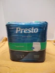 Presto Supreme Adult Briefs Large 45"-58". Fixed Price $6.99.
