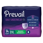 First Quality Products Llc Prevail For Women Daily Absorbent Underwear, 2X-LARGE. Fixed Price $79.95.
