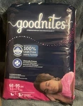 Goodnites Girls Bedwetting Underwear, Sz Lg (68-95 Lbs) 34 Ct (2 Pks Of 17) Nip. Fixed Price $34.99.