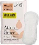 Attn: Grace Hybrid Incontinence Pads For Women, 28-PACK High Absorbency. Fixed Price $26.31.