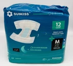 Sunkiss Trust Plus Overnight Adult Diapers Ultimate Absorbency Med 12 Count. Fixed Price $24.97.