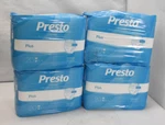Presto Plus Unisex Pull Up Underwear Size Medium 32"-44" Lot Of Classic Style. Fixed Price $79.80.