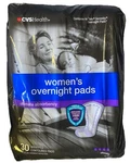 Cvs Health Women Overnight Pads Ultimate Absorbency 30 New Sealed. Fixed Price $24.99.