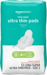 Menstrual Pads For Women With Flexi-wings, Long Length, Size 2, Super Absorbency. Fixed Price $16.99.