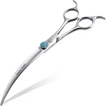 Fenice 7.5" Curved Shears For Dogs - Japanese 440C Stainless Steel Scissors. Fixed Price $114.99.