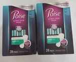 Poise Ultra Thin Incontinence Pads 3IN1 Bladder PROTECTION,2 Boxes,total 56. Fixed Price $28.40.