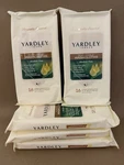 5 Packs Of Large Yardley Disposable Washcloths 80 Total Alcohol Free. Fixed Price $22.50.