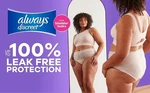 Always Discreet Women Incontinence Underwear S/M/L/XL/2XL/3XL Max Absorbency. Fixed Price $87.89.