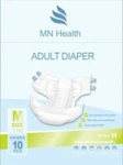 Adult Diapers - Medium, High Absorbency, Unisex 10/PACK. Fixed Price $16.95.
