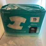 Sunkiss Briefs With Adhesive Tabs Xl 45-64" Worry Free Odor Control 15-CT. Fixed Price $24.00.