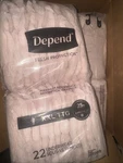 Depend Fresh Protection Women's Adult Incontinence Underwear Xxl 44 Total (2X22). Fixed Price $37.90.
