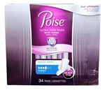 Poise Active Collection Ultra Thin Pads Wings 34 Regular Length Moderate. Fixed Price $39.99.