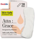 Attn: Grace Moderate Incontinence Pads For Women, 28-PACK High Absorbency, Bre. Fixed Price $28.52.