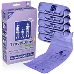 Box Of 6 Traveljane Disposable Urinals By Traveljohn Unisex, Adults, Kids. Fixed Price $16.95.