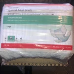 Cardinal Health Wings Quilted Adult Disposable Briefs Size Large Pack Of 18. Fixed Price $30.00.