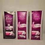 3 Poise Active Collection Ultra Thin Pads Wings Reg Length Level 5 Maximum 12. Fixed Price $37.55.