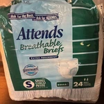 Vintage Attends Adult Diapers Breathable Briefs 2007 24 Count Made Usa New. Fixed Price $77.99.