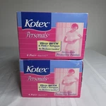 Vtg 1997 2 Pack Kotex Personals Protective Disposable Panties In Box Sealed New. Fixed Price $25.60.