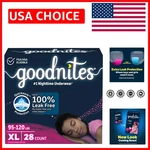 Goodnites Girls' Extra Large Nighttime Bedwetting Underwear, 28 Ct, 95-120 Lbs. Fixed Price $48.59.