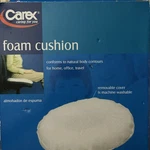 Carex Foam Seating Cushion. Removable Machine Washable Cover. Box.. Fixed Price $12.00.