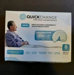 Quickchange Male Maximum Absorbency Incontinence Wrap, One-size, 8 Count New. Fixed Price $10.00.