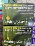 Healthybaby Organic Cotton Enhanced Chlorine Free Disposable Diaper Size 1. Fixed Price $19.00.