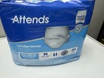 Attends Adult Underwear Medium Ultimate Absorbency 4 Pack Case 20 Per. Fixed Price $24.99.
